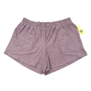 All in Motion Womens Size XL Mid-Rise Knit Shorts Heathered Lavender Purple - Picture 1 of 10