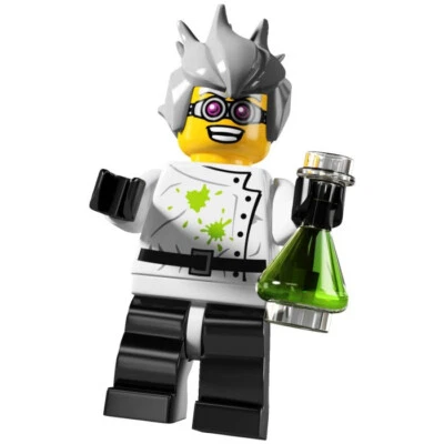 Nuevas minifiguras LEGO Serie 4 8804 - Crazy Scientist 8804-16 Foto 1 de 3