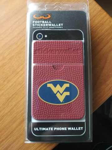 NCAA WEST VIRGINIA MOUNTAINEERS CLASSIC FOOTBALL STICKER WALLET Cover