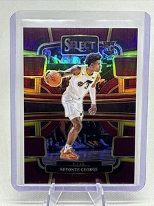 2023-24 Select #75 Keyonte George /175 Maroon Prizm Jazz Rookie NM+ - Picture 1 of 3