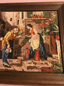Gesticktes Bild Handgestickt 30 cm x 30 cm - Bild 1 von 12