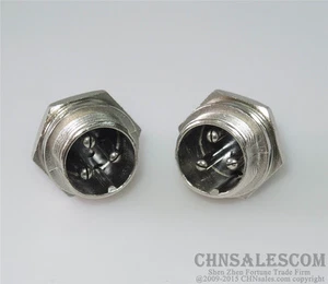 2 pcs 3 Pin GX16-3P Plug Male Connector Welding Machine Control Line Fast Joint - Picture 1 of 3