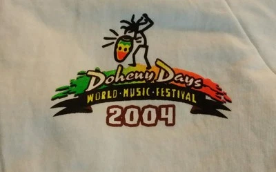 2004 Doheny Blues Festival Size S  Sweat Shirt Hoodie White Classic Girl CA - Image 1 of 4