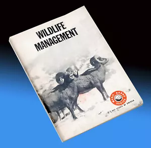 ⚜ Scouts BSA Merit Badge Book WILDLIFE MANAGEMENT c.1952 p1969 - Picture 1 of 2
