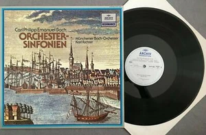 X650 C.P.E. Bach Orchestra Symphonies Richter DGG Archiv 2547 026 Stereo - Picture 1 of 3