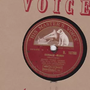 Pérez Prado 78 The High And The Mighty Mambo / Skokiaan Mambo UK Hmv B 10760 V + - Picture 1 of 2