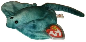 Ty Beanie Baby STING Stingray 1995 - PVC Pellets MWMTs Plush Stuffed Animal Toy - Picture 1 of 10