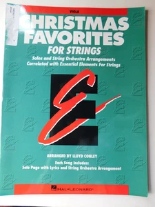 "Christmas Favorites for Strings," Music Book Hal Leonard - Picture 1 of 3