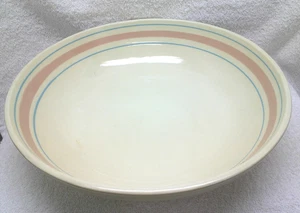 McCoy 12" Pastaschale mit rosa und blauen Streifen - Bild 1 von 4