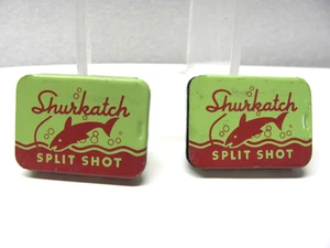 2 Lattine per affondatore Shurkatch Split Shot nuove; riempite con affondatori #24 - Foto 1 di 2