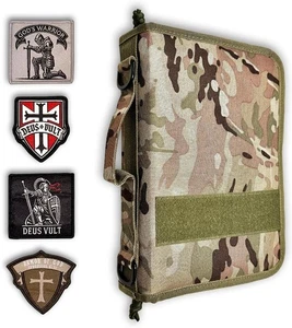 Estuche bíblico táctico para hombre, funda regalo mujer, multicámara - Imagen 1 de 8