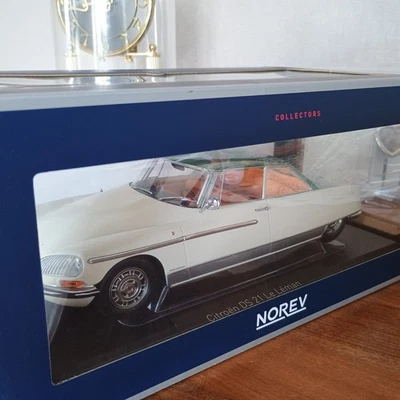 CITROEN DS 19 le léman ivoire & vert métal de 1968 NOREV 1/18e ref 181751 - Photo 1/4