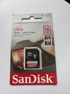 anDisk Ultra SDHC UHS-I memory card with 16GB storage - Picture 1 of 1