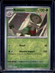 Breloom SV05: Pokémon Forze Temporali #007/162 Reverse Holo quasi nuovo+ - Foto 1 di 2