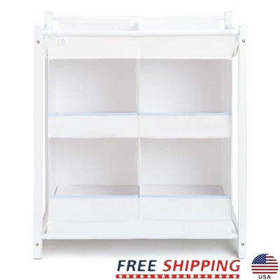 Nursery Diaper Stacker Organizer Baby Storage Solution Clothes Wipes Toys New - Image 1 of 4