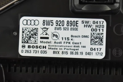 Velocímetro MPH ID 8W5920890E compatible con AUDI Q5 221136 18-20 Foto 1 de 4