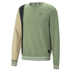 PUMA B5s Crew Neck Sweatshirt Mens Green 53779801 - Picture 1 of 2