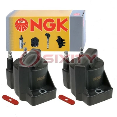 2 pcs NGK Ignition Coil for 1991-1992 Isuzu Impulse 1.6L L4 - Spark Plug vq - Image 1 of 4