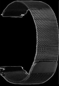 TOPP Mesh Armband – Kompatibel mit Samsung, Garmin & Huawei (Schwarz) - Bild 1 von 3