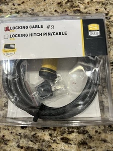 Saris 8' Locking Cable For Added Security When Transporting Your Bikes, Black - Picture 1 of 3