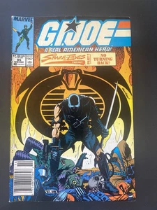 G.I. Joe A Real American Hero #95 Newsstand Marvel 1989 Snake Eyes Cobra - Picture 1 of 2