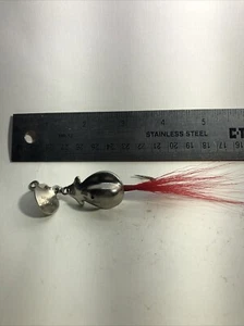 Al Foss Mouse #15 Red Buck Tail, All Metal Pat. Apr.17, 1928, Rare Find - Picture 1 of 5