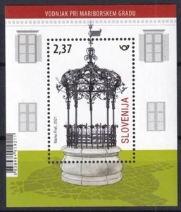 Slovenia 2021 Water Well MNH Block - Picture 1 of 1