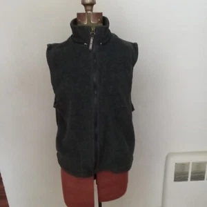 Womens Erika Sport XL Fleece Outdoorsy Vest, Dark Gray, Pre-Owned, Great Condit. - Picture 1 of 7