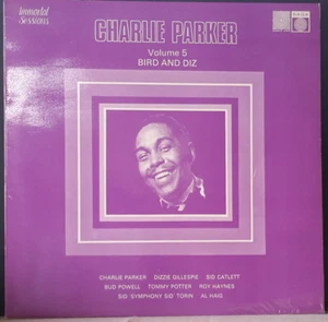 CHARLIE PARKER - VOL 5 BIRD AND DIZ 1973 SAGA 6910 IMMORTAL SESSIONS UK VINYL - Picture 1 of 3