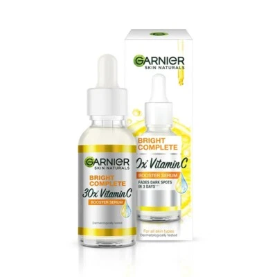 Garnier Skin Naturals Bright Complete 30X Vitamin C Booster Face Skin Serum 30ML - Image 1 of 4