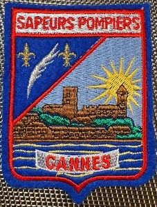 ECUSSON PATCH SAPEURS POMPIERS DE CANNES 06 (ECU 75) - Bild 1 von 2