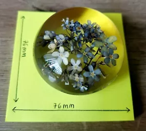 Resin Flower Paperweight - Picture 1 of 5