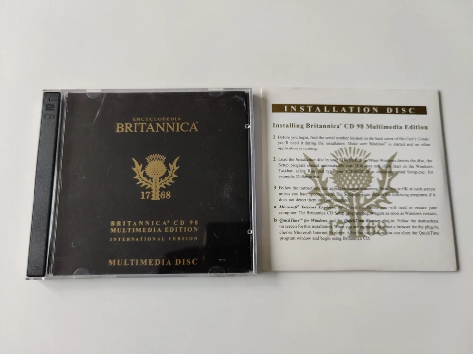 Encyclopaedia Britannica CD 98 Multimedia Edition International Version - Image 1 of 4