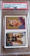 PSA MINT 💎 1988 O-PEE-CHEE BRETT HULL RC ROOKIE #127/TOM BARRASSO CHRISTMAS 🎁