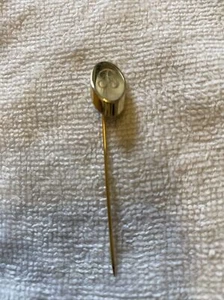 Vintage Letter B Initial Stick Pin Gold-Tone Lapel Hat Pin - Picture 1 of 4