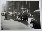 vers 1942 wagon tiré par des chevaux F&G Flomm New York City NYC 8x10 photo