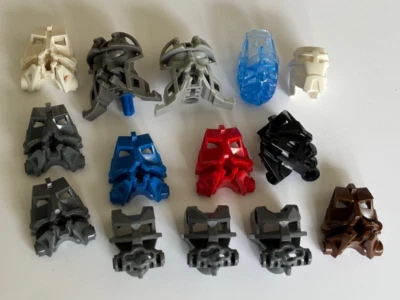 批量 14 件 乐高 Bionicle 头连接器 如图所示 — 第 1/4 张图片