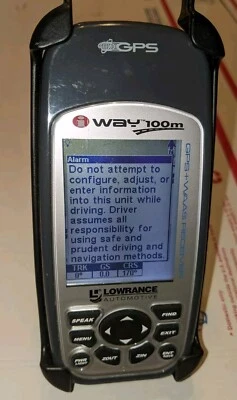 Lowrance  iway m100 GPS + WAAS Receiver Includes Ram Mount bundle - Image 1 of 4