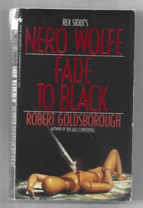 Fade To Black by Rex Stout Nero Wolfe Series Robert Goldsborough Paperback 1991 - Picture 1 of 1