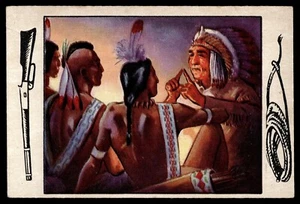 1953 Bowman Frontier Days #59 Gebärdensprache fast neuwertig - Bild 1 von 3