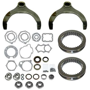 Chevy NP205 Transfer Case Rebuild Kit w/ Bearings Gaskets Seals Sliders & Forks - Picture 1 of 4