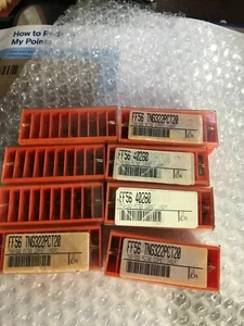 CARBOLOGY TNG-322 PCT20 CERMET INSERT 75 Pieces Total - Picture 1 of 1