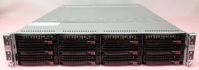 Supermicro SuperServer 6029TR-HTR 12-Bay 4-Node Server X11DPT-L CTO No CPU/RAM - Image 1 of 4