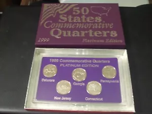 50 States Commemorative Quarters - Platinum Edition - 1999 - Picture 1 of 8