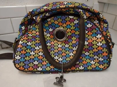 Kalencom New Orleans Clover Diaper Bag. Handles & Shoulder Strap 100% Nylon EUC - Image 1 of 4