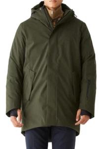 Frank And Oak Capital Parka GRANDE cappotto da sci con cappuccio verde rosa $599 - Foto 1 di 11