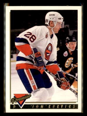 1993-94 Topps Premier Gold #279 Tom Kurvers Set Break - Image 1 of 2