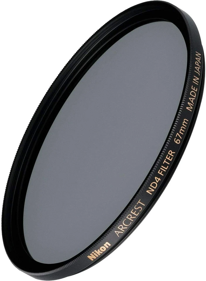 NIKON ARCREST ND4 FILTER Neutral Density 67 mm 72 mm 77 mm 82 mm MADE in JAPAN  - Image 1 of 1