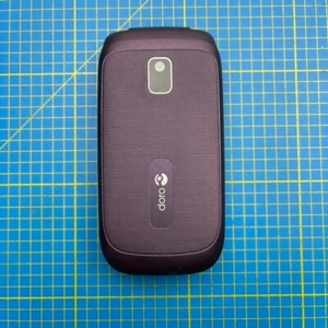 Doro PhoneEasy 612 Unlocked Purple Retro Mobile Flip Phone Grade C 2.40" Display - Picture 1 of 15