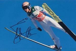ANDREAS KOFLER HAND SIGNED 12X8 PHOTO SKI JUMPER AUTOGRAPH 2 - Picture 1 of 1